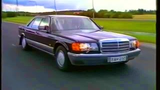 Mercedes W126  video review [upl. by Yllib]