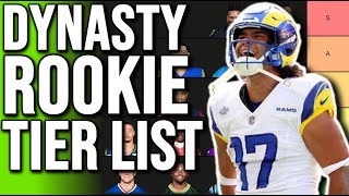 Updated Top 16 Dynasty Rookie Rankings amp Tier List End of Season [upl. by Maximo]