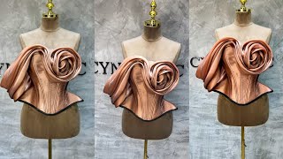 how to draft a conical victorian corset [upl. by Kamillah980]