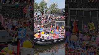 Amsterdam PRIDE festival 2024 amsterdam pride 2024 [upl. by Sandberg767]