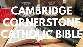 Cambridge ESV Cornerstone Edition Catholic Bible Quick Bible Overview [upl. by Novyat319]