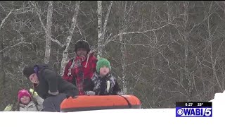 Topsfield students go tubing as part of WinterKids [upl. by Gnilrits291]