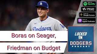 Scott Boras Talks Corey Seager  Dodgers Payroll is Fluid [upl. by Oigroeg]