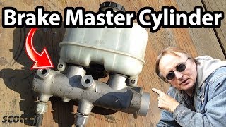 How to Replace a Brake Master Cylinder in Your Car Bleed Brakes [upl. by Lorak]