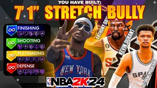 93 BLOCK  92 DUNK  91 3PT STRETCH BIG BUILD CAN DO EVERYTHING BEST CENTER BUILD IN NBA2K24 [upl. by Areik]