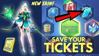 LUCKY GEM FRAGMENTS AND ODETTE NEW SKIN BUTTERFLY GODDESS  WTFacts  Mobile Legends [upl. by Akimat]