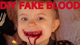 DIY Kunstigt blod  nem opskrift på fake blood [upl. by Mateya889]