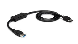 USB 30 to eSATA HDD  SSD  ODD Adapter Cable  USB3S2ESATA3  StarTechcom [upl. by Aekin]