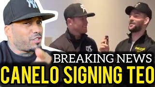 EPIC NEWS “Teofimo SIGNING With Canelo Inevitable” Canelo Confirmed Deal Not Done Yet But [upl. by Naneik444]