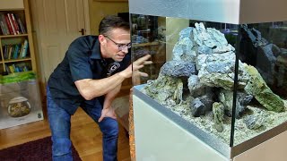 ROCK ONLY AQUASCAPE  Full Tutorial  Oase Highline 175 [upl. by Gazo21]