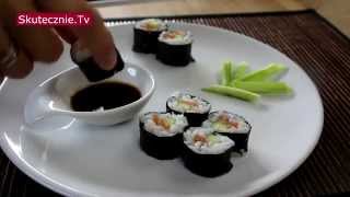 Domowe sushi maki nawet dla dzieci  SkutecznieTv HD [upl. by Assenav381]