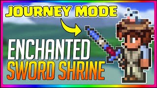 NEW Terraria 1405 Journey Mode Enchanted Sword Shrine Seed [upl. by Ollecram]