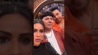 Nia Sharmas Masti With Rahul Vaidya Sudesh Lehri Krushna On Laughter Chefs shorts [upl. by Narib430]