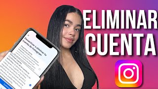 Cómo ELIMINAR Mi Cuenta de INSTAGRAM 2024 [upl. by Carmelo715]