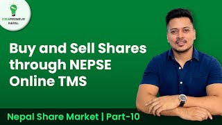 Nepal Share Market  Buy and Sell Shares through NEPSE Online TMS  Online TMS बाट share खरिद बिक्रि [upl. by Chrystel]