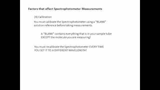 Spectrophotometry  Basic Concepts [upl. by Stanton]