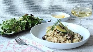 Rezept Italienisches Risotto mit Zucchini Pilzen und Speck selber machen [upl. by Derna841]