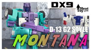 DX9 Toys D13 MONTANA Transformers G2 Masterpiece Breakdown [upl. by Arama]