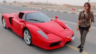 GIRL DRIVING FERRARI ENZO [upl. by Oyek]