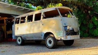 VW Split Bus Front Axle Restoration  Garage ASMR Style [upl. by Yesima]