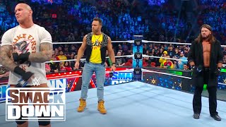 AJ Styles Randy Orton LA Knight Want Roman Reigns  WWE SmackDown Highlights 122223  WWE on USA [upl. by Rehposirhc]