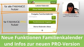 FAMANICE PRO inkl neue FamilienkalenderFunktionen [upl. by Llehsyar]