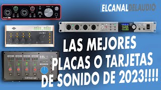 LAS MEJORES PLACAS DE SONIDO TARJETAS DE AUDIO DE 2023 [upl. by Daub]