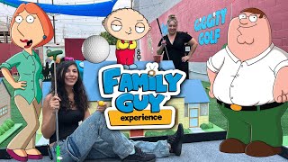 Family Guy Experience  Giggity Golf in Downtown Los Angeles [upl. by Aihsitan525]