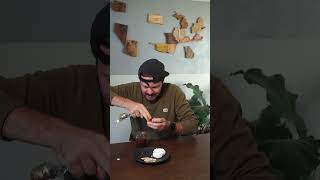 Carving a pinewood knife spoon for serving pine cone jam woodworking carving short [upl. by Nylek]