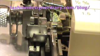 how to use a blind hem stitch on your serger singer serger professional five sewing blogs [upl. by Deeas553]