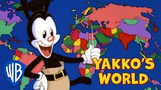 Animaniacs SINGALONG 🎤  Yakko’s World  WB Kids [upl. by Nylear]