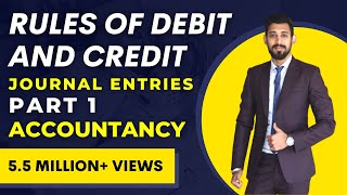 Journal Entries  Accounting  Rules of Debit and Credit [upl. by Bennir]