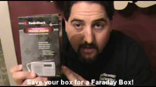 EVP Ghost box Radio Shack Hack 20125 DIY less than 5 mins [upl. by Arinay]