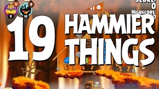 Angry Birds Seasons Hammier Things Level 119 Walkthrough 3 Star [upl. by Rogerg781]