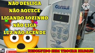 MICROONDAS CONSUL BRASTEMP LIGANDO DIRETO [upl. by Adlar]