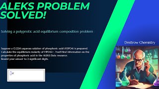 Solving a polyprotic acid equilibrium composition problem [upl. by Saleem744]