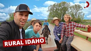 Raising FreeRange Kids In Idaho 🇺🇸 [upl. by Ellerol184]