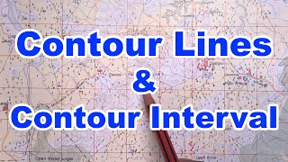 Contour lines and Contour Interval Relief Features in a Toposheet  ICSE Geography [upl. by Wenda]