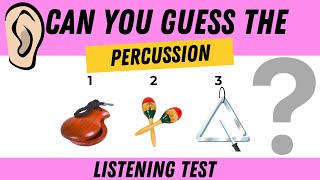 Percussion Instruments Quiz  How many instruments can you guess [upl. by Mccourt]