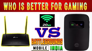 jio fi vs tp link ping test  wireless router for gaming 🔥💯 [upl. by Thorley486]