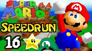 SM64 16 Stars Speedrun in 1956 [upl. by Larissa]