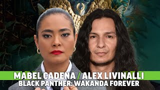 Black Panther Wakanda Forevers Alex Livinalli and Mabel Cadena on Their First Marvel Movie [upl. by Eecyal]