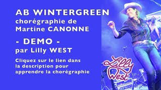 DEMO AB WINTERGREEN de Martine CANONNE enseignée par Lilly WEST [upl. by Reivazx]