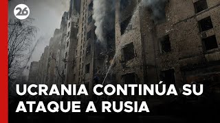 Ucrania continúa su ataque a Rusia mientras Moscú bombardea Kiev [upl. by Aronal]