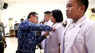 Pengambilan Sumpah Dokter Muda bagi Kadet Mahasiswa Cohort I Prodi Profesi Kedokteran Unhan RI [upl. by Shelley185]