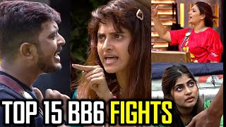 Top 15 Fights in Bigg Boss 6 House  தரமான சண்டைகள்  Tamil  Rakesh amp Jeni [upl. by Aliab]