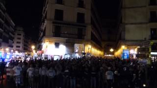 Austria Wien Fans in Madrid  Marsch zum Stadion 061113 [upl. by Notsag]