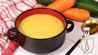 🍲🥕RIQUÍSIMA y SALUDABLE Crema de calabacín y zanahoria Thermomix🥕🍲  Receta saludable con Thermomix [upl. by Aicyla407]