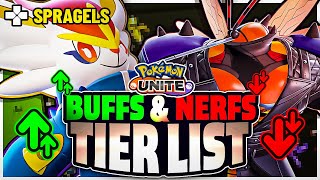 NEW Season 19 Buff amp Nerf Pokemon Unite TIER LIST [upl. by Lowney]