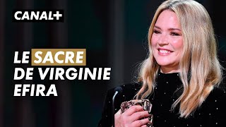 Virginie Efira reçoit le César de la meilleure actrice  CANAL [upl. by Freddi]